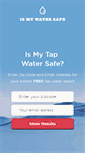 Mobile Screenshot of ismywatersafe.com